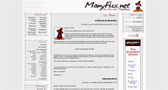Desktop Screenshot of manyfics.net