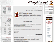 Tablet Screenshot of manyfics.net